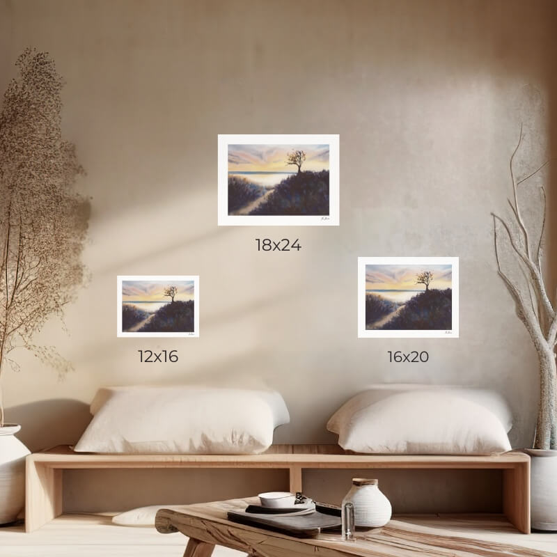 Impression réalisée à la main par Carmel